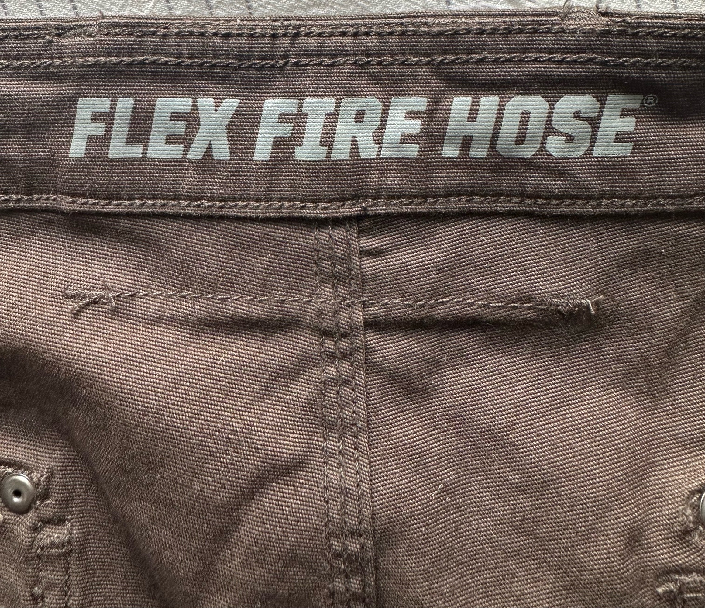 Duluth Flex Fire Hose Relaxed Fit Cargo Work Pants Men’s 42x32 