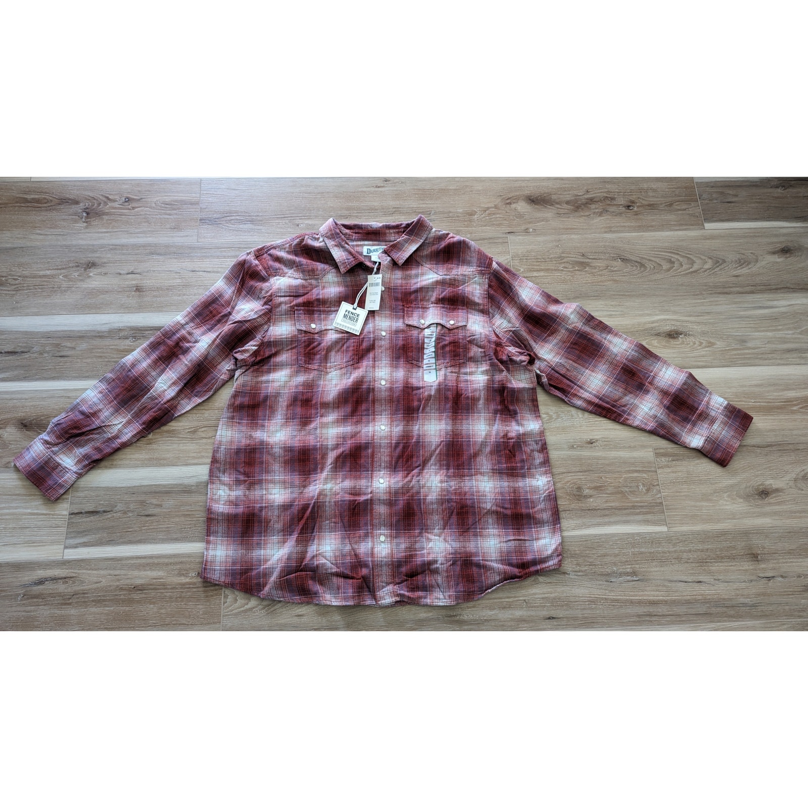 Nueva con etiquetas Camisa Mender Duluth Trading Co para Hombre Free Swingin' Fence en 2XL - Imagen 1 de 4