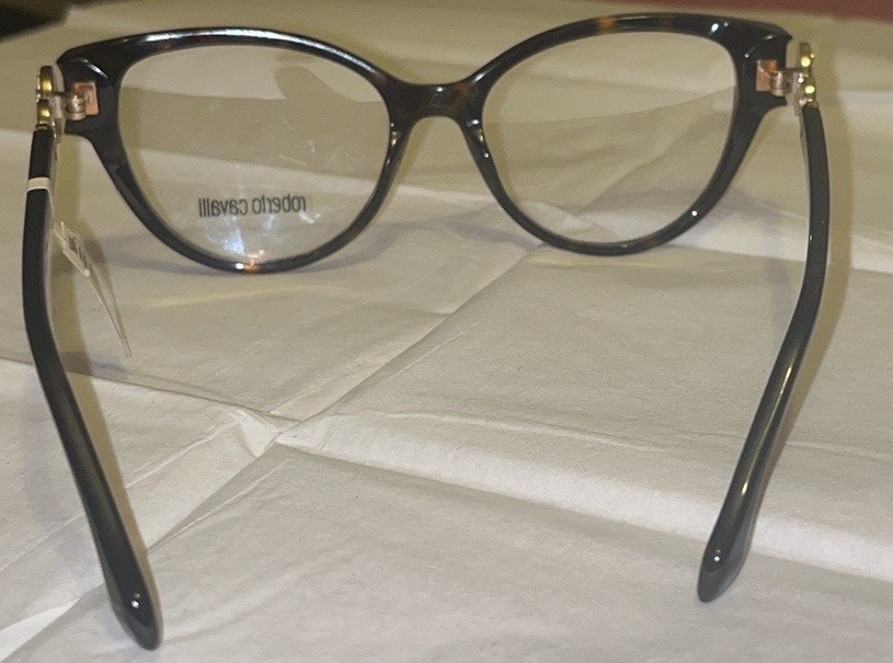 Roberto Cavalli Larciano eyeglasses Frame - Brown - Metal & Plastic | eBay