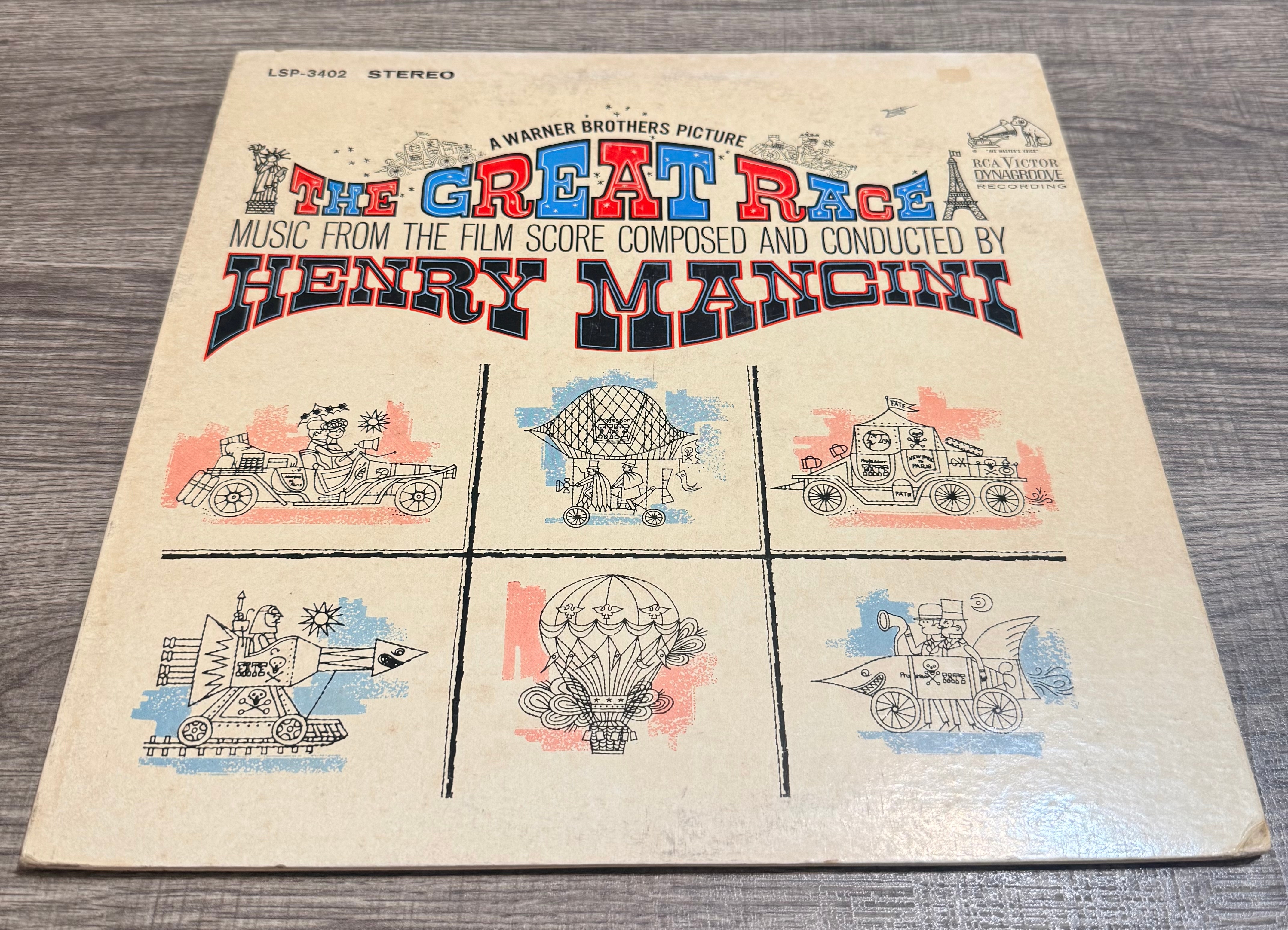 The Great Race Soundtrack LP Henry Mancini RCA Victor LSP-3402 Stereo Vinyl
