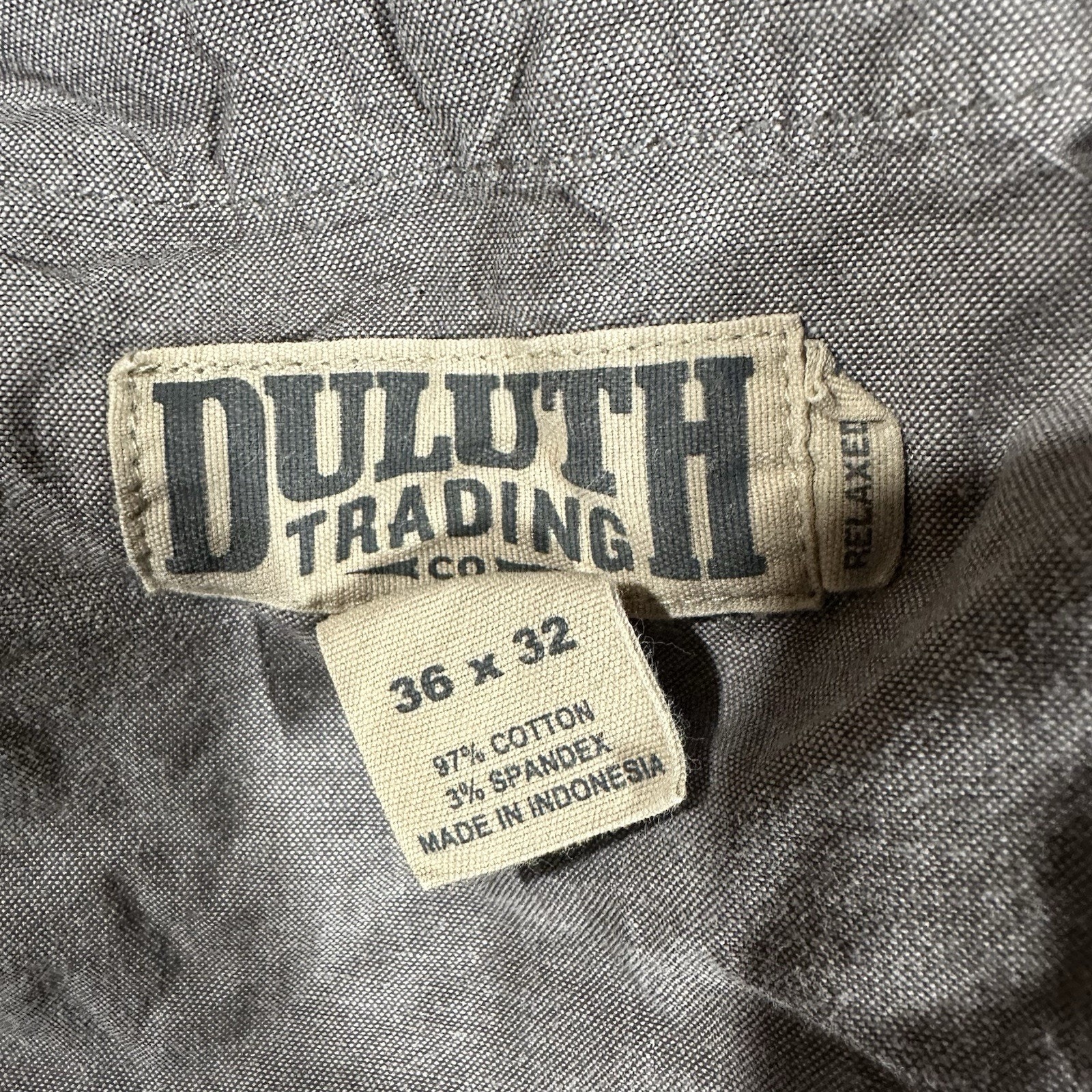 Duluth Trading Co. Flex Ballroom Khakis Men's 36x32 Beige Cargo Pockets Straight - Picture 9 of 14