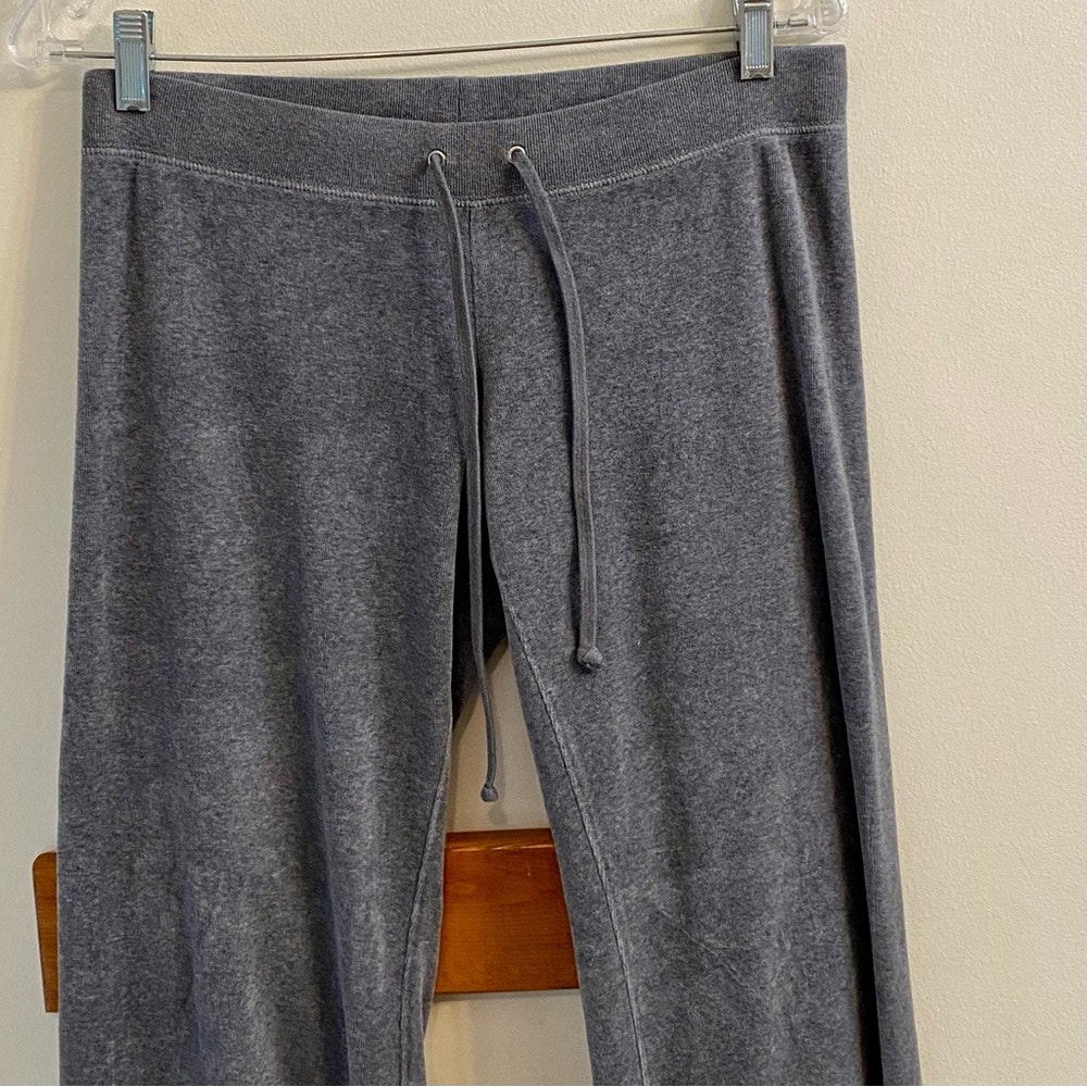 Juicy Couture YTK Velour Velvet Tracksuit Pants Size Small Gray Sweat ...